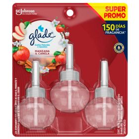 Glade Aceites Naturales Manzana Canela Repuesto 21ml 3u