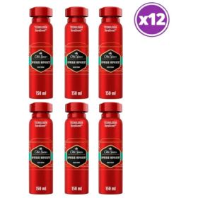 Pack 12 Old Spice Pure Sport Desodorante Spray 96g