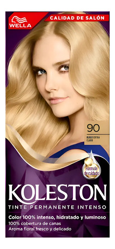 D_871717-Mlc93600880177_092025-O.jpg Koleston Tinte Permanente Intenso Color Rubio Extra Claro N°90 - Imagen 1