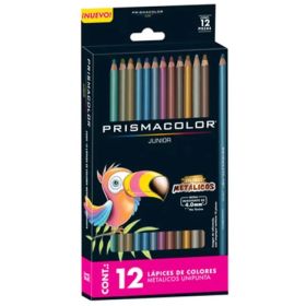 Set 12 Lapices Colores Metálicos Prismacolor Jr.