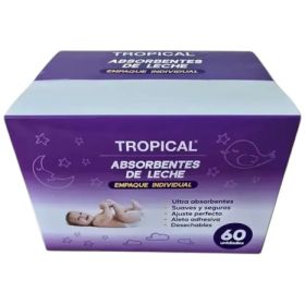 TROPICAL ABSORBENTES DE LECHE 60 UNIDADES
