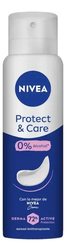 D_882098-Mlc112589404580_062026-O.jpg Nivea Antitranspirante Protect &Amp;Amp; Care 0% Alcohol 150Ml - Imagen 1