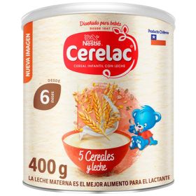 Cereal Infantil Cerelac® 5 Cereales 400g