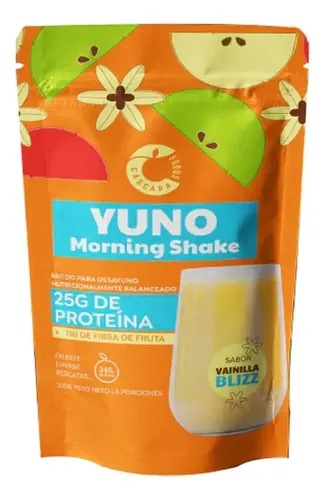 D_883980-Mla99475700550_112025-O.webp Batido De Proteína Yuno Morning Shake De Vainilla Blizz, 300G Cáscara Foods, Yuno Morning Shake Vainilla Blizz - Imagen 1