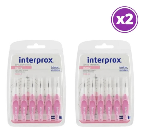 D_885008-Mlc112016713080_062026-O.jpg Cepillo Interdental Interprox Nano Micro 0,6 X12 - Imagen 1