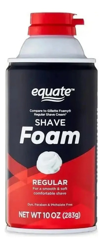 D_887411-Mlc112589664268_062026-O.jpg Equate Shave Foam Espuma De Afeitar Regular 283G - Imagen 1