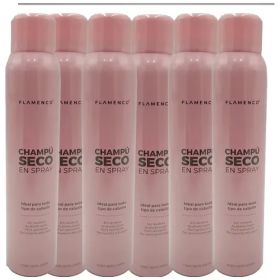 Pack Flamenco Shampoo Desengrasante Spray En Seco 200 M 6u