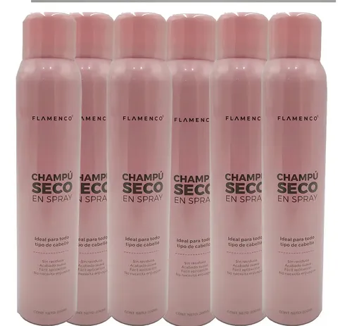 D_887668-Mla99872703523_112025-O.webp Pack Flamenco Shampoo Desengrasante Spray En Seco 200 M 6U - Imagen 1