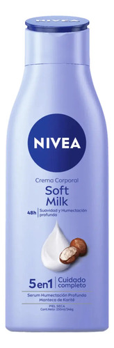 D_888370-Mlc87284048699_072025-O.jpg Crema Corporal Nivea Soft Milk Piel Seca 400Ml - Imagen 1