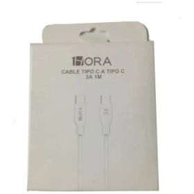 Cable de 2 Entradas Tipo C Blanco