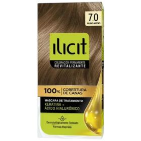 Elicit Tinte Para Pelo Color Rubio Medio 7.0 45g Rubio Medio
