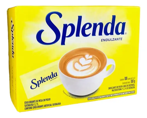 D_894341-Mlc95630951946_102025-O.webp Splenda Endulzante Caja 100 Sobres En Polvo - Imagen 1