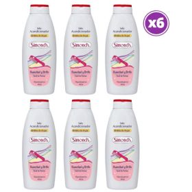 Pack 06 Simonds Acondicionador Brillitos De Argán 400ml