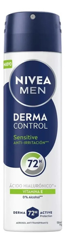 D_896183-Mlc112589664166_062026-O.jpg Derma Control Sensitive Nivea Antitranspirante Spray 150Ml - Imagen 1