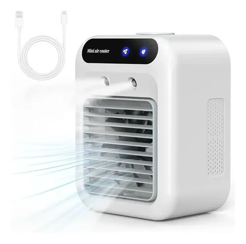 D_898349-Mlc113767875409_062026-O.webp Mini Aire Acondicionado - Humificador Portatil Usb 1800Mah - Imagen 1