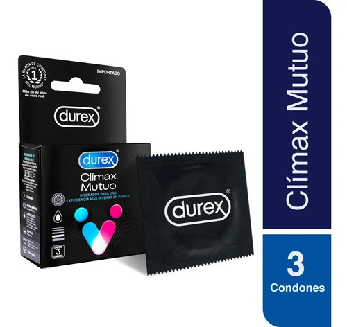 D_900890-Mla99403164858_112025-O.jpg Durex Clímax Mutuo Cj 3 Condones De Látex Con Benzocaína - Imagen 1