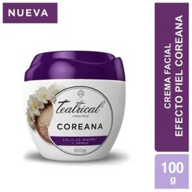 Teatrical Crema Facial Efecto Piel Coreana 100 G