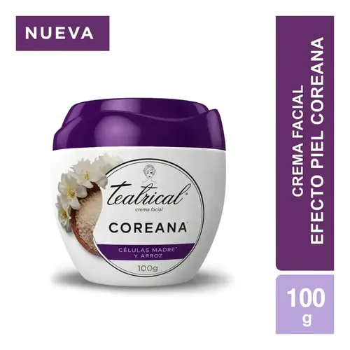 D_902487-Mlc113767673937_062026-O.webp Teatrical Crema Facial Efecto Piel Coreana 100 G - Imagen 1