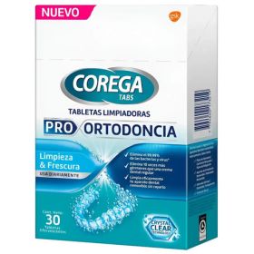 Tabletas Limpiadoras Pro Ortodoncia 30u Corega