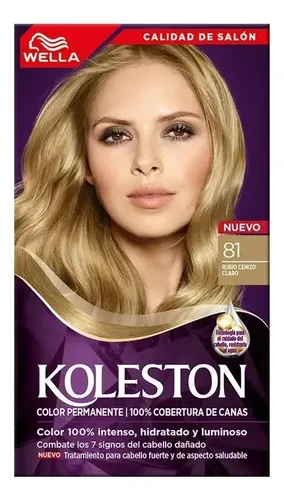 D_907664-Mlu78596429743_082024-O.webp Koleston Tinte Permanente Intenso Color Rubio Cenizo Claro N°81 - Imagen 1