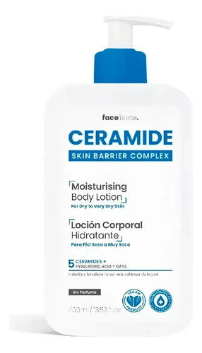 D_910801-Mlc112589834874_062026-O.jpg Locion Corporal Hidratante Ceramide 400Ml Facefacts - Imagen 1