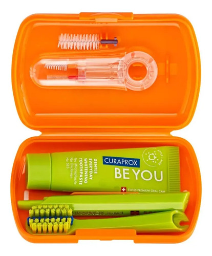 D_914369-Mlc113767905473_062026-O.jpg Travel Set Ortho Naranjo Curaprox - Imagen 1