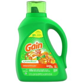 Detergente Líquido Gain Island Fresh 2.6l 61ld