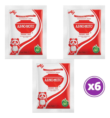D_921062-Mlc107763032976_032026-O.jpg Pack 06 Sazonador Umami Ajinomoto 1Kg - Imagen 1
