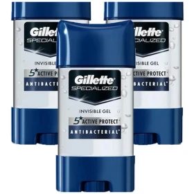 Pack Gillette Antibacterial Antitranspirante 82g x3