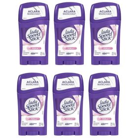 Lady Speed Stick Nacar Vit E Antitranspirante Gel 45g X6 Mujer