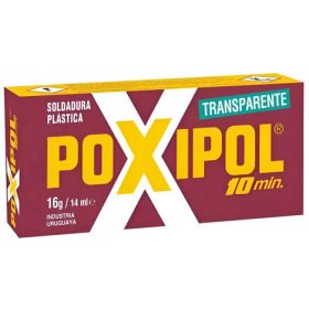Soldadura Plastica Transparente 16g Poxipol