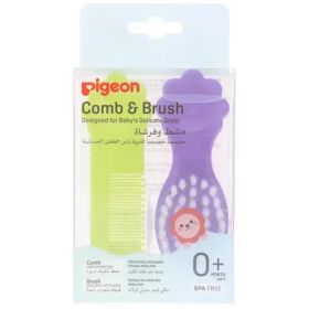 Pigeon Baby Hair Brush & Comb Set