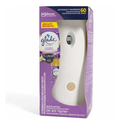D_927290-Mlc100172281773_122025-O.jpg Automatico Aparato Y Repuesto Lavanda Vainilla 175G Glade - Imagen 1