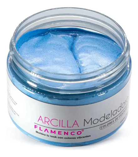 D_928395-Mlc83791193661_042025-O.jpg Flamenco Arcilla Modeladora Azul Para El Cabello 120 G - Imagen 1