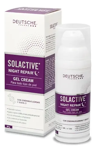 D_929490-Mlc112590105408_062026-O.webp Solactive Night Repair Gel Crema Nocturna 50G Momento De Aplicación Noche Tipo De Piel Normal - Imagen 1