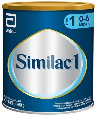 D_929821-Mlc97834219873_112025-O.jpg Similac 1 Formula Para Lactante 0 A 6 Mss 350Gr - Imagen 1