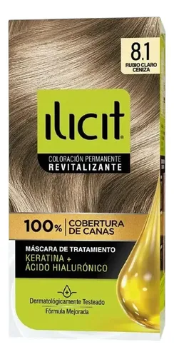 D_938563-Mlc113768463925_062026-O.webp Elicit Tinte Para Pelo Color Rubio Claro Ceniza 8.1 45 G Rubio Claro Ceniza - Imagen 1