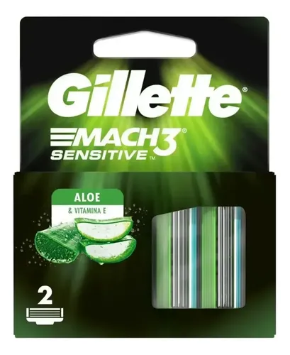D_938884-Mlc113767874743_062026-O.webp Gillette Mach3 Sensitive 2 Repuestos - Imagen 1