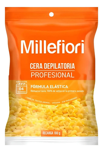 D_939480-Mlc90379770062_082025-O.jpg Millefiori Recarga Cera Depilatoria 100Gr - Imagen 1