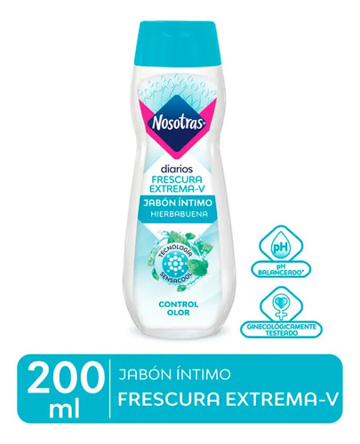 D_939730-Mlc71352874268_082023-O.jpg Jabon Intimo Frescura Extrema V 200Ml Nosotras - Imagen 1
