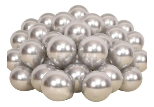D_940299-Mlc112754469855_062026-O.jpg Globos Para Decoracion Plateado Metalico 50Piezas 10 - Imagen 1
