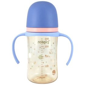 Biberon Softouch Pigeon Planets 3 Con Asa 240 Ml Azul Animales