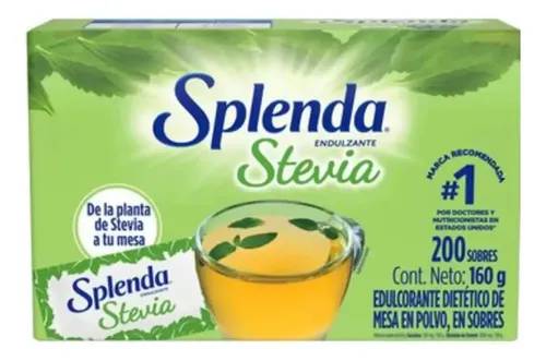 D_945355-Mlc113767819619_062026-O.webp Splenda Stevia Endulzante En Polvo 200 Sobres - Imagen 1