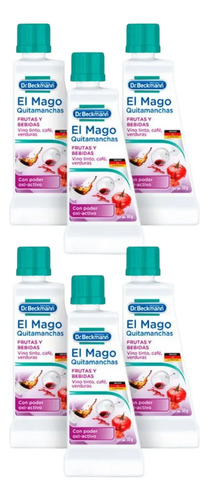 D_946533-Mlc92974778374_092025-O.jpg Pack 6 Dr. Beckmann Quitamanchas Frutas Y Bebidas 50 Ml - Imagen 1