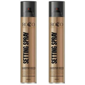 Pack Rocco Fijador Fuerte Setting Spray 450 Ml X2