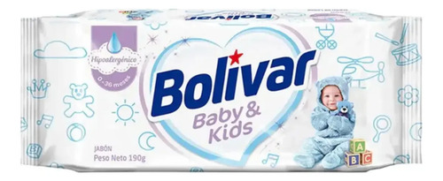 D_947773-Mlc112589308264_062026-O.jpg Bolivar Jabon En Barra Baby Y Niños 190 G - Imagen 1
