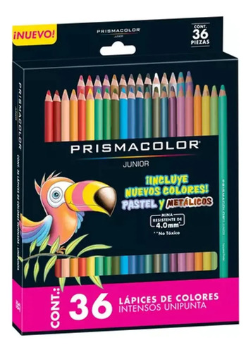 D_947813-Mlc81889302884_012025-O.jpg Lápices De Color Prismacolor Jr. 36 Colores - Imagen 1