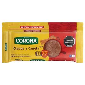 CORONA CHOCOLATE DE MESA CLAVOS Y CANELA 450GR