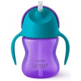 VASO STRAW CUP CON SORBETE 9M+ X 200 ML VIOLETA