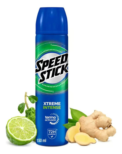 D_951621-Mlc113767873669_062026-O.jpg Desodorante Spray Xtreme Intense Speed Stick 96 - Imagen 1
